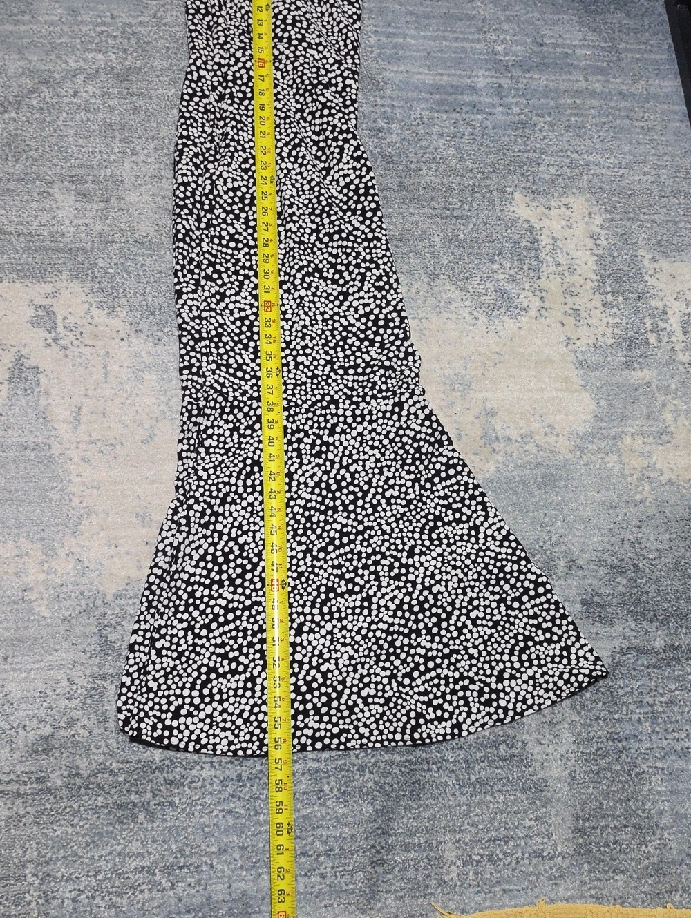 Who What Wear Black and White Ditsy Floral Maxi Dress Size XXL. - Picture 9 of 11
